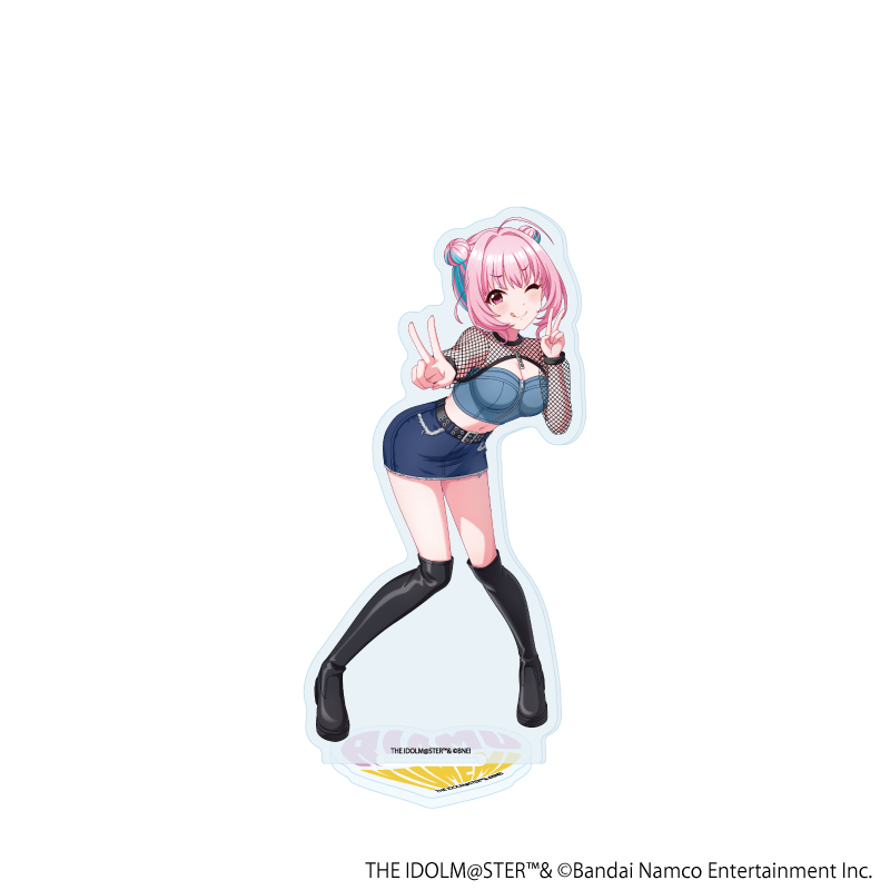 【A3】アクリルスタンド「アイドルマスター シンデレラガールズ」53/夢見りあむ デニム風衣装ver.（描き下ろしイラスト）