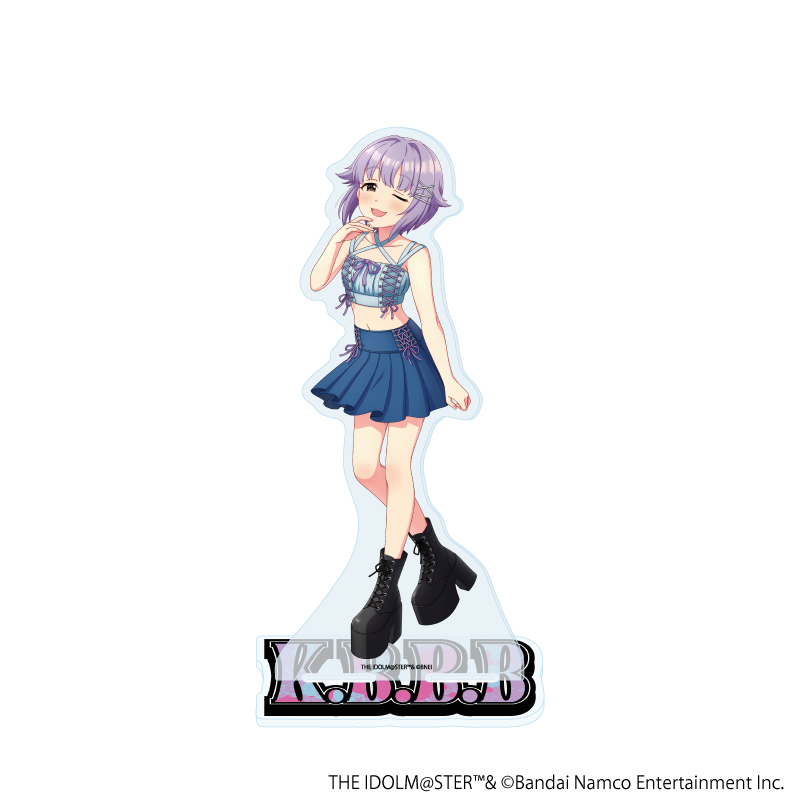 【A3】デカアクリルスタンド「アイドルマスター シンデレラガールズ」13/輿水幸子 デニム風衣装ver.（描き下ろしイラスト）
