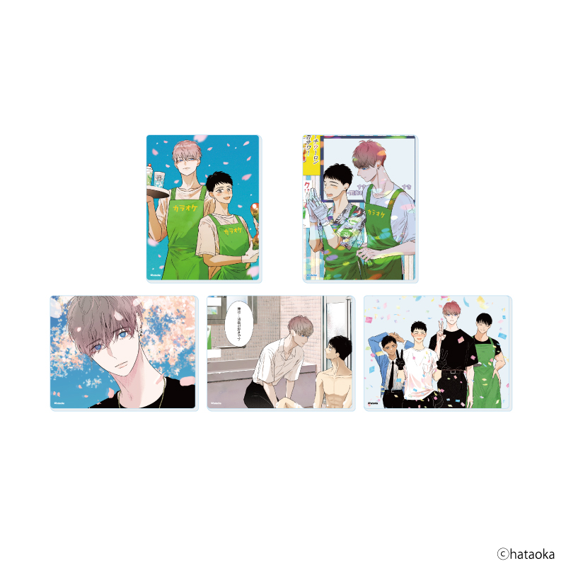 【A3】アクリルカード「バイトの宮川君は店長が好き」01/ブラインド（全5種）（公式&描き下ろしイラスト） 1BOX入数：5