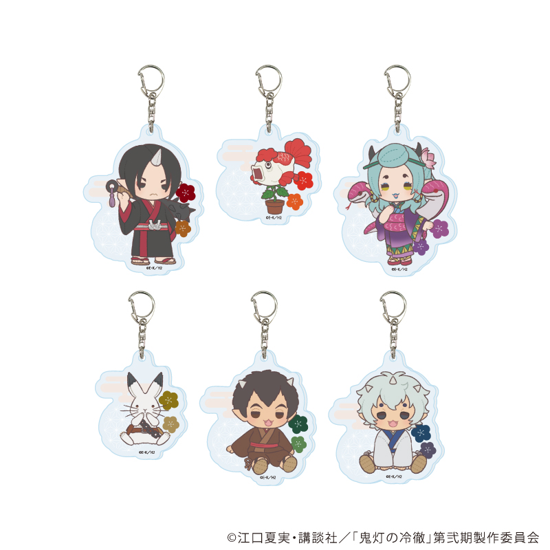 【A3】アクリルキーホルダー「TVアニメ『鬼灯の冷徹』」03/ブラインド（全6種）（ぽてぬいアート） 1BOX入数：6