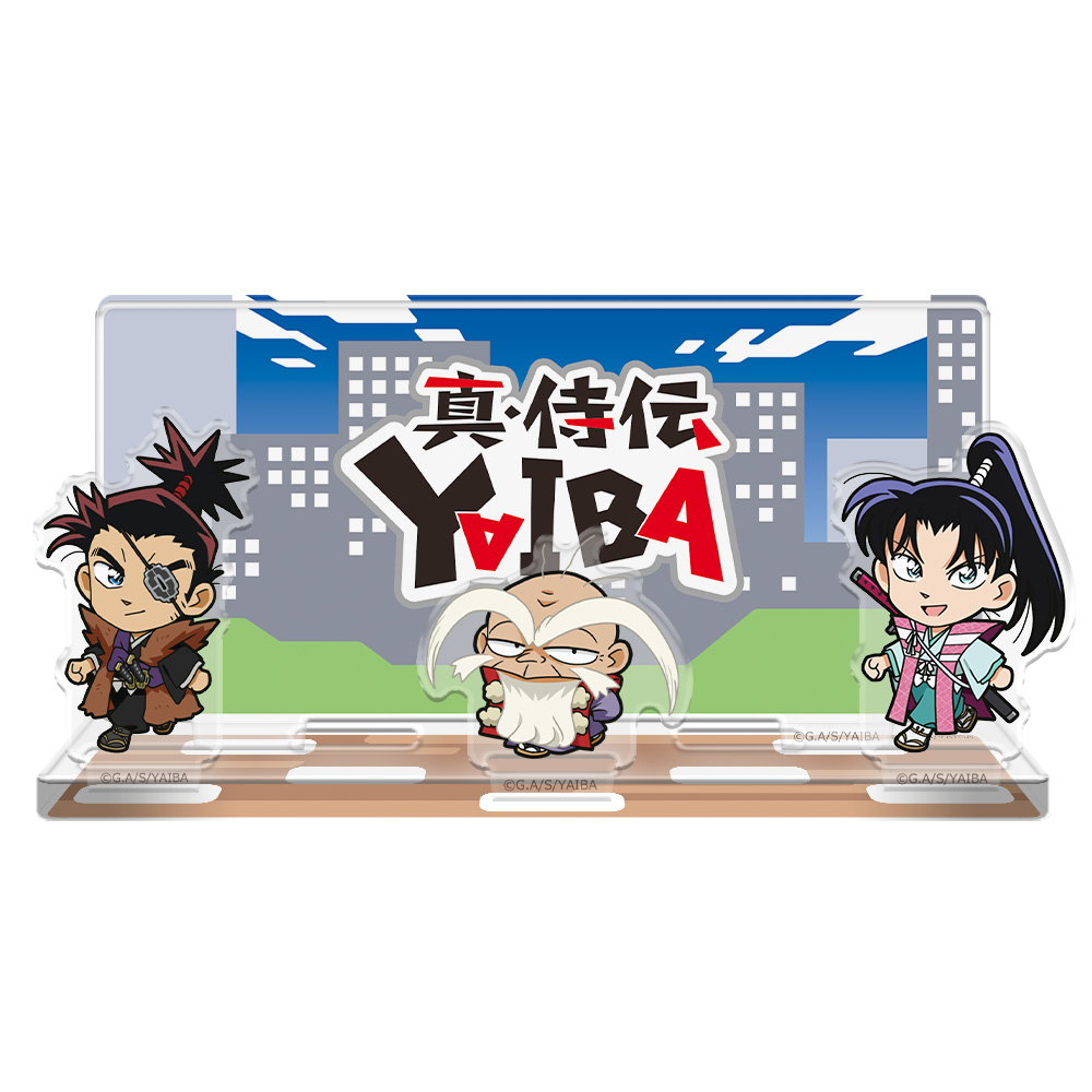 【アズメーカー】真・侍伝 YAIBA ついてっくアクリルジオラマ 武蔵&小次郎&十兵衛