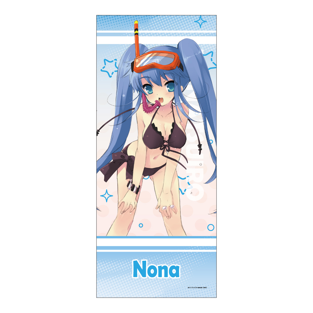 【みどびよ！】ななついろ★ドロップス フェイスタオル 結城 ノナ
