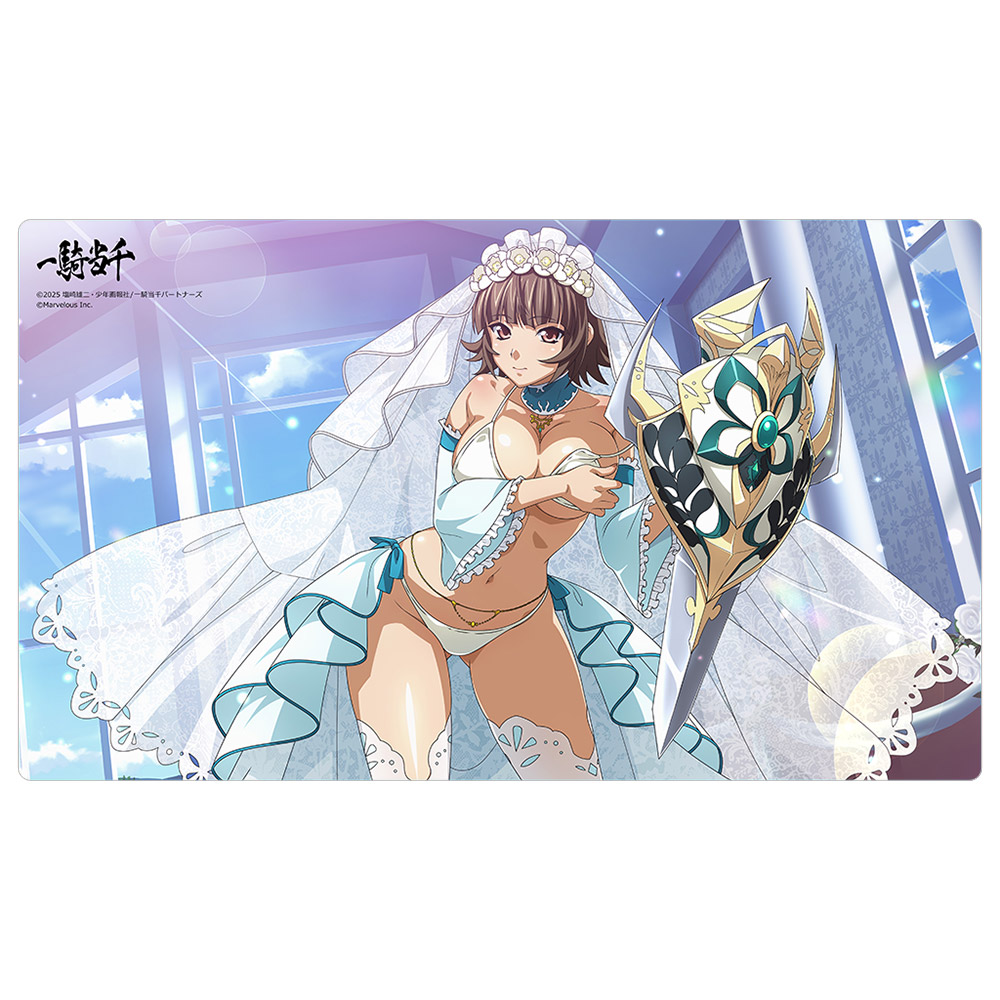 【カーテン魂】一騎当千 ラバーマット（張飛益徳/ピュアブライド）