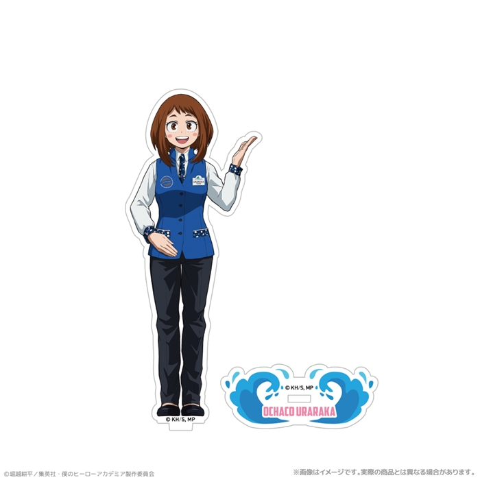 【クリーク・アンド・リバー】『僕のヒーローアカデミア』 描き下ろしアクリルスタンド＿麗日お茶子 海の生きものたちと一緒にPLUS ULTRA
