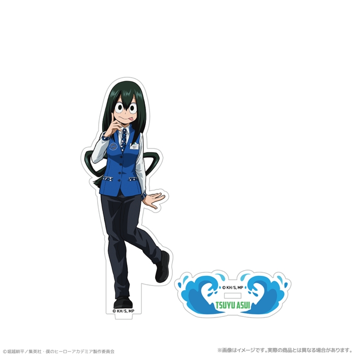 【クリーク・アンド・リバー】『僕のヒーローアカデミア』 描き下ろしアクリルスタンド＿蛙吹梅雨 海の生きものたちと一緒にPLUS ULTRA