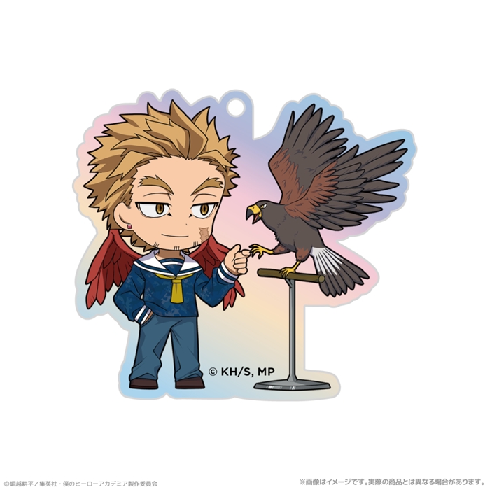 【クリーク・アンド・リバー】『僕のヒーローアカデミア』 オーロラアクリルキーホルダー＿ホークス 海の生きものたちと一緒にPLUS ULTRA