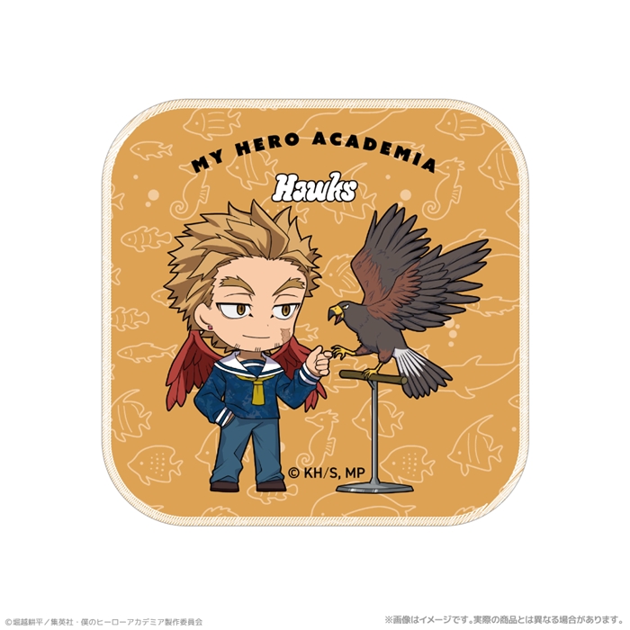 【クリーク・アンド・リバー】『僕のヒーローアカデミア』 ハンドタオル＿ホークス 海の生きものたちと一緒にPLUS ULTRA