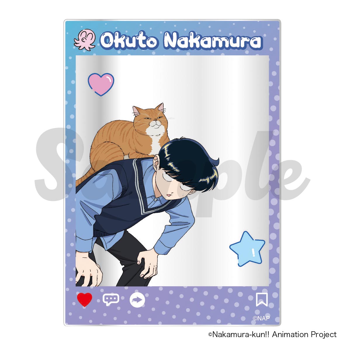 【フィルター・インク】ガンバレ！中村くん！！ アクリルカード 中村男久斗