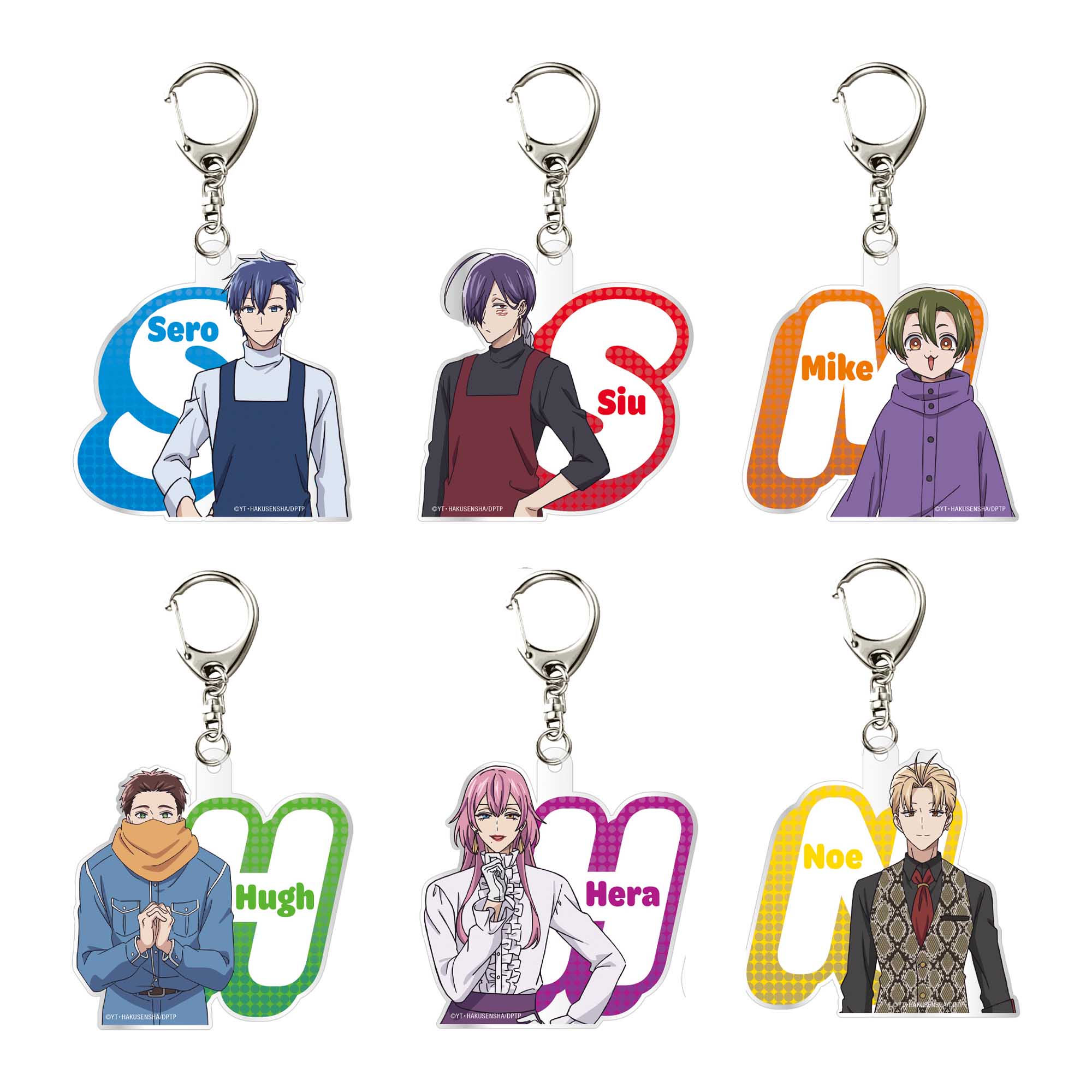 【フィルター・インク】拷問バイトくんの日常 トレーディングイニシャルキーホルダー 全6種 1BOX入数：6