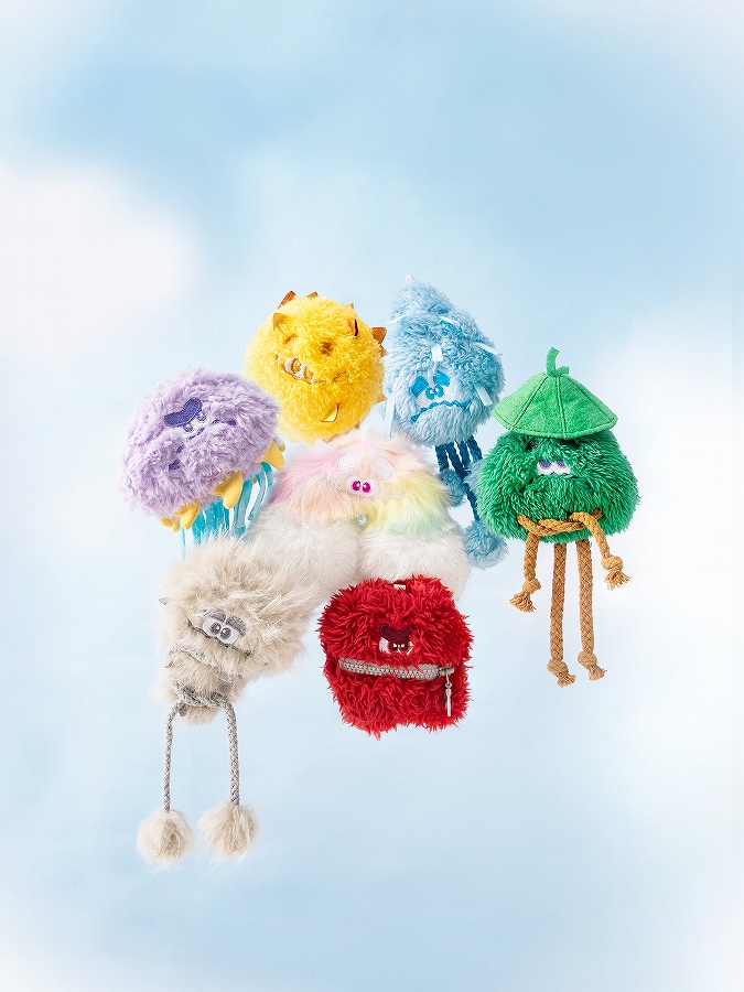 【Colliegogo】Fluffball もじゃもじゃ気象庁シリーズ トレーディングプラッシュ 1BOX入数：6