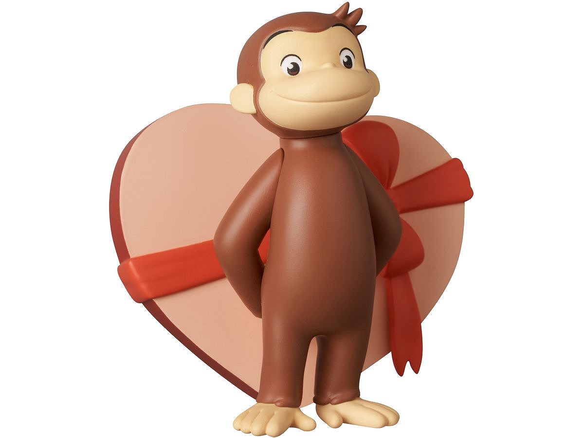 【メディコムトイ】UDF Curious George w/Heart