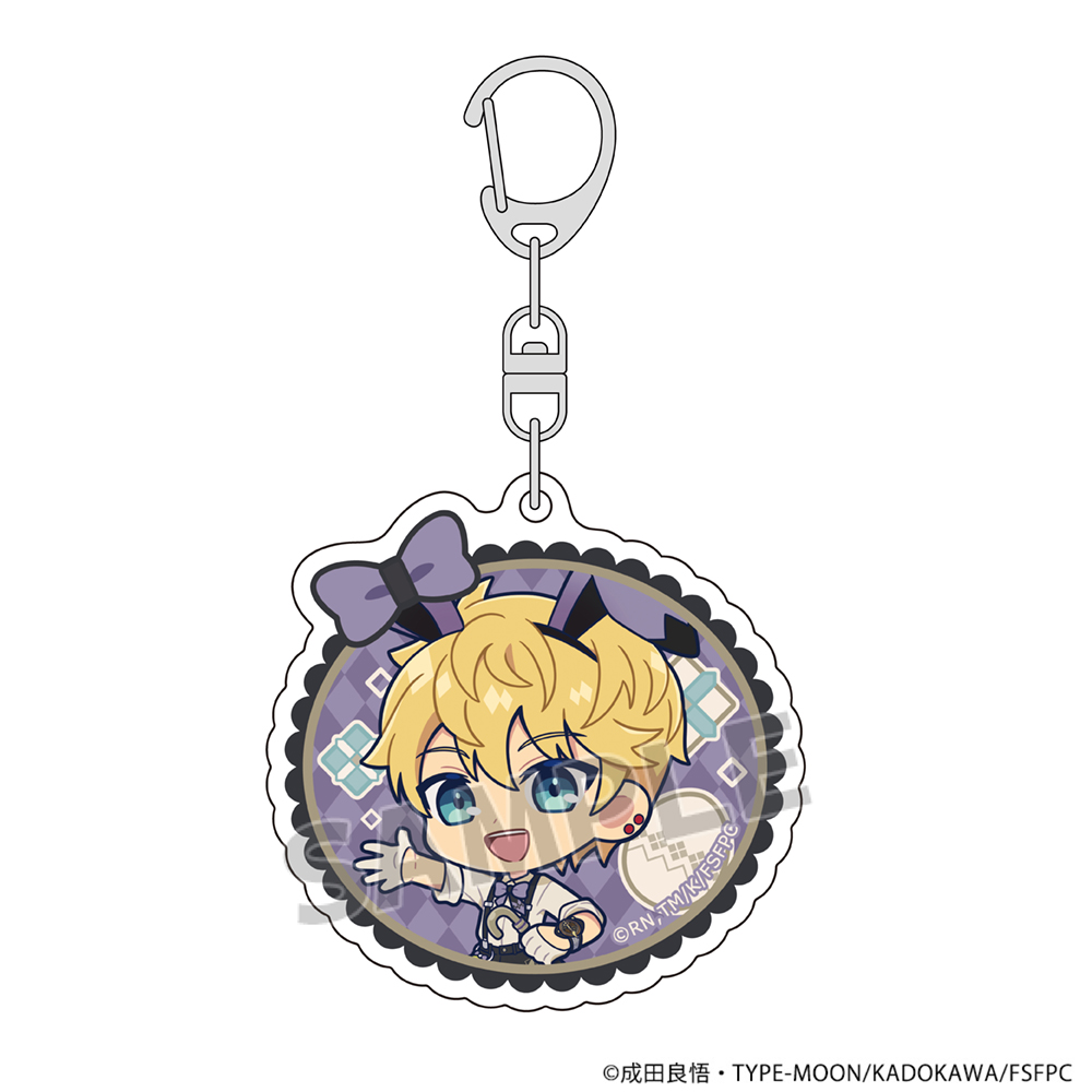 【カーテン魂】Fate/strange Fake アクリルキーホルダー（フラット・エスカルドス＆バーサーカー/ミニキャラ）