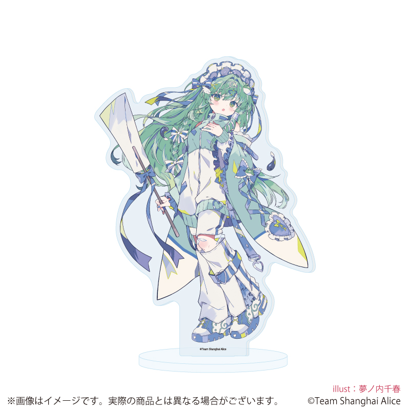 【A3】アクリルスタンド「東方Project」28/東風谷早苗 天使界隈ver.（描き起こしイラスト）