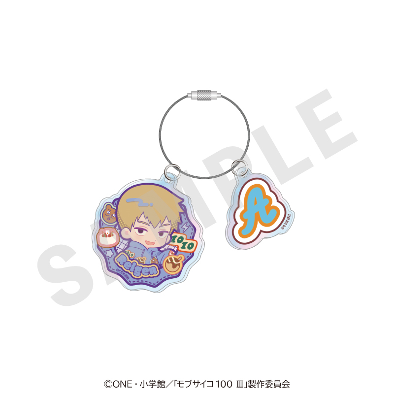 【coly】モブサイコ100 III だぼっとシリーズ オーロラアクリルキーホルダー（霊幻 新隆）
