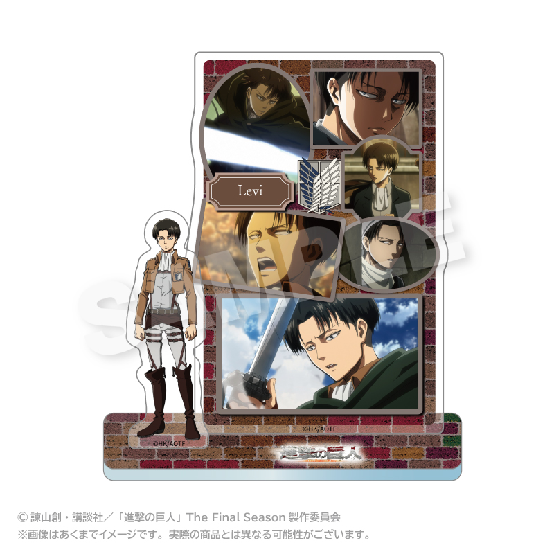 【ステラノーツ】進撃の巨人 メモリーズアクリルマスコット リヴァイ