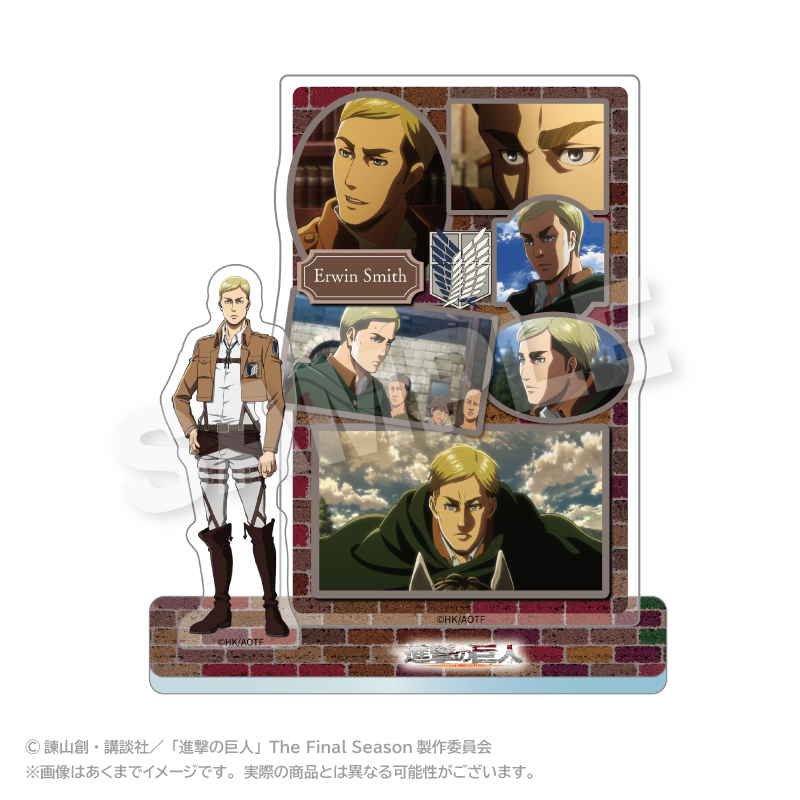 【ステラノーツ】進撃の巨人 メモリーズアクリルマスコット エルヴィン・スミス