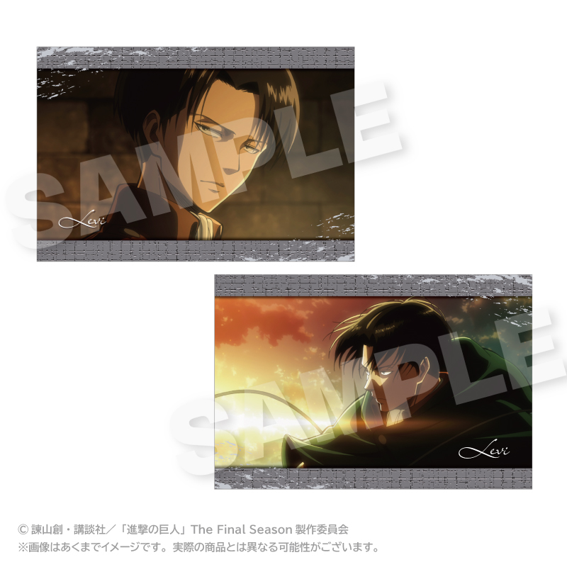 【ステラノーツ】進撃の巨人 メモリーズポストカードセット リヴァイ