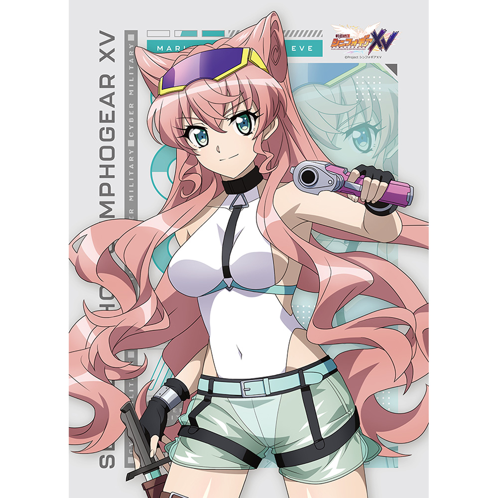 【カーテン魂】戦姫絶唱シンフォギアXV 描き下ろしB2タペストリー（マリア/サイバーミリタリー）Wスエード
