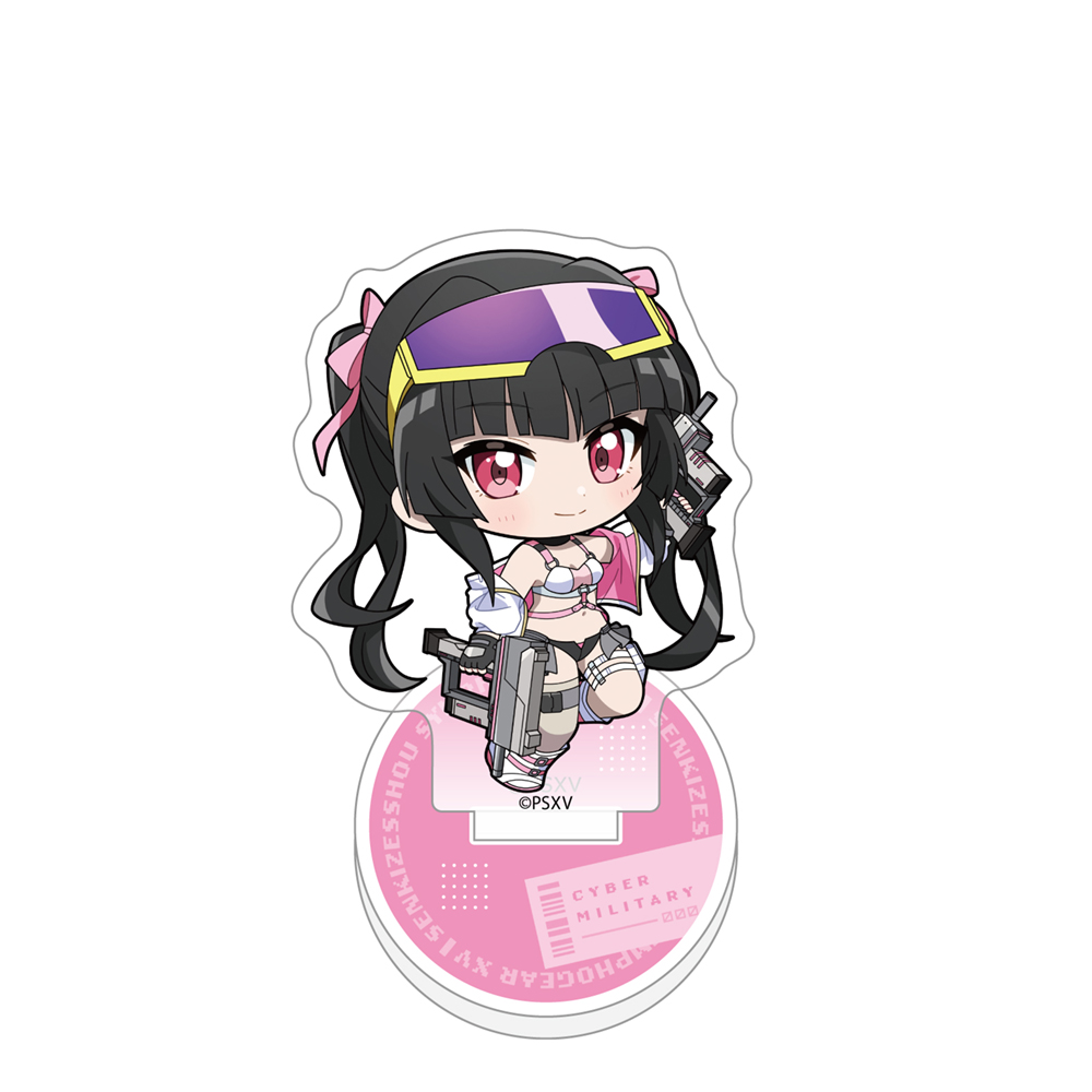 【カーテン魂】戦姫絶唱シンフォギアXV アクリルメモスタンド（調/サイバーミリタリー）