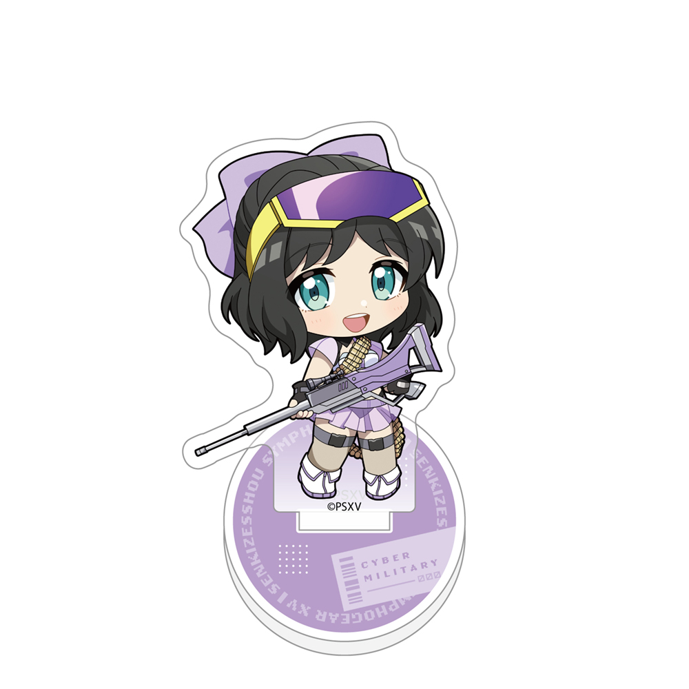 【カーテン魂】戦姫絶唱シンフォギアXV アクリルメモスタンド（未来/サイバーミリタリー）