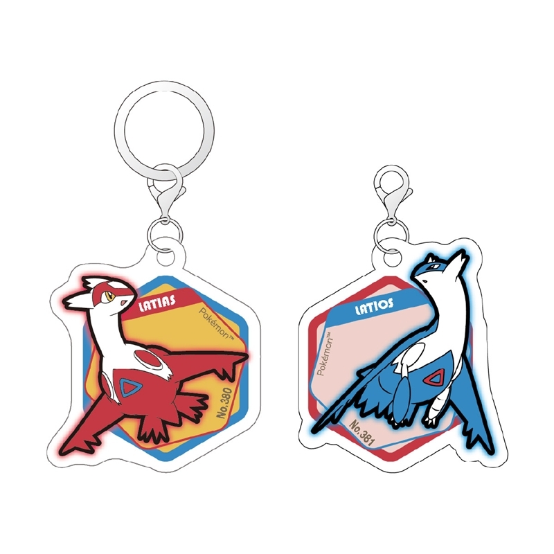 【アイアップ】ポケモン アクリルマーカーチャームセット vol.5 ラティアス＆ラティオス