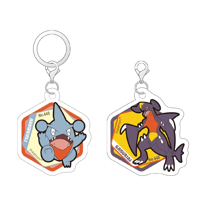 【アイアップ】ポケモン アクリルマーカーチャームセット vol.5 フカマル＆ガブリアス