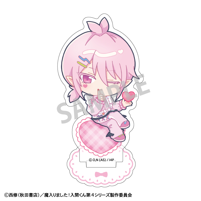 【カミオジャパン】魔入りました！入間くん ミニアクリルスタンド アスモデウス・アリス/ジャージメイド 描き起こし