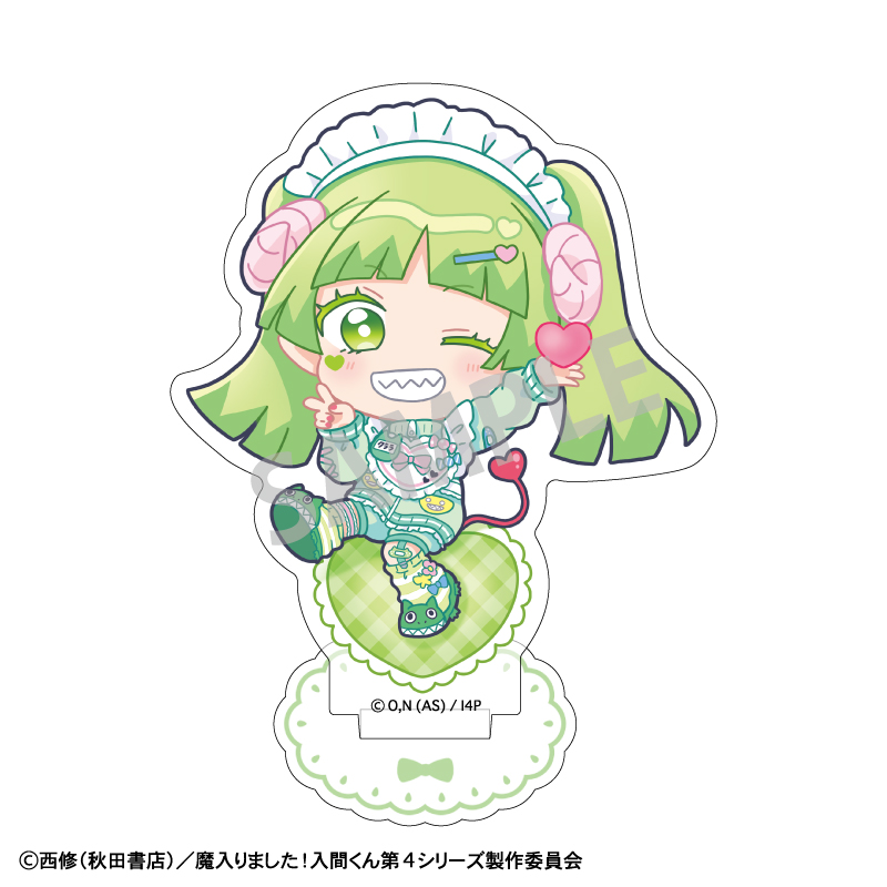 【カミオジャパン】魔入りました！入間くん ミニアクリルスタンド ウァラク・クララ/ジャージメイド 描き起こし