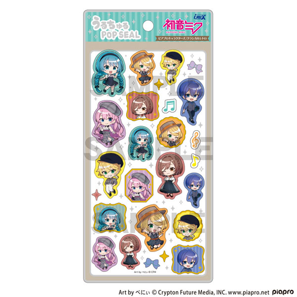 【クラックス】初音ミク うるちゅるPOP SEAL クラシカルレトロ