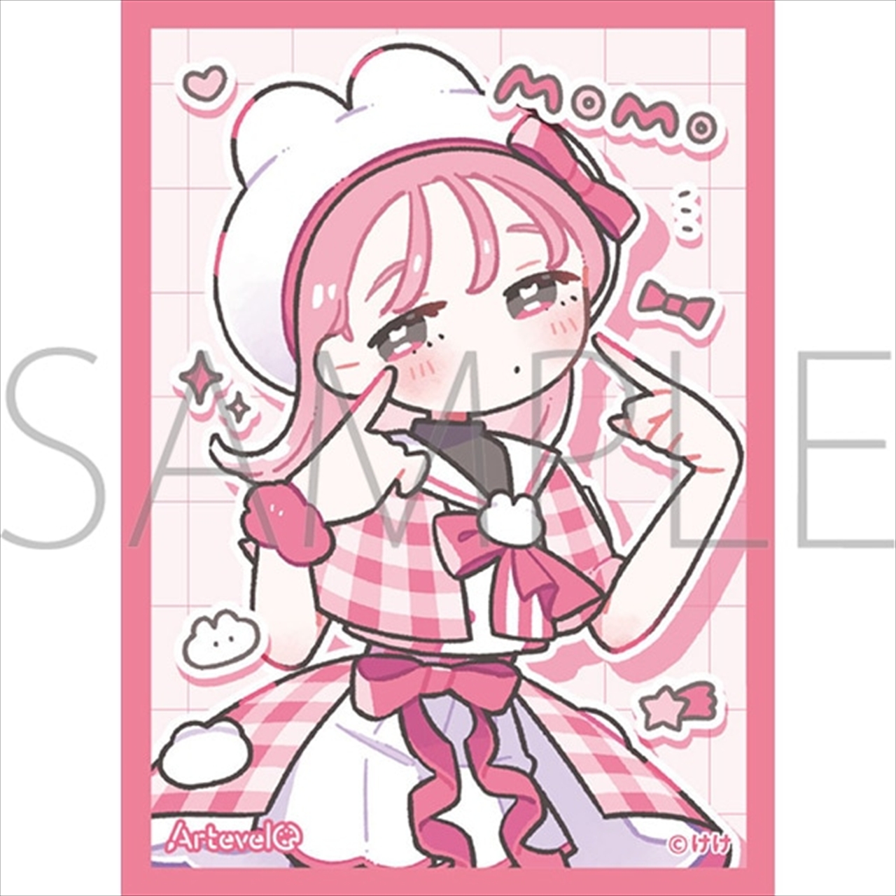 【ムービック】Arteveloカードスリーブ けけ 「うさcoちゃんズ もも」（art-028）