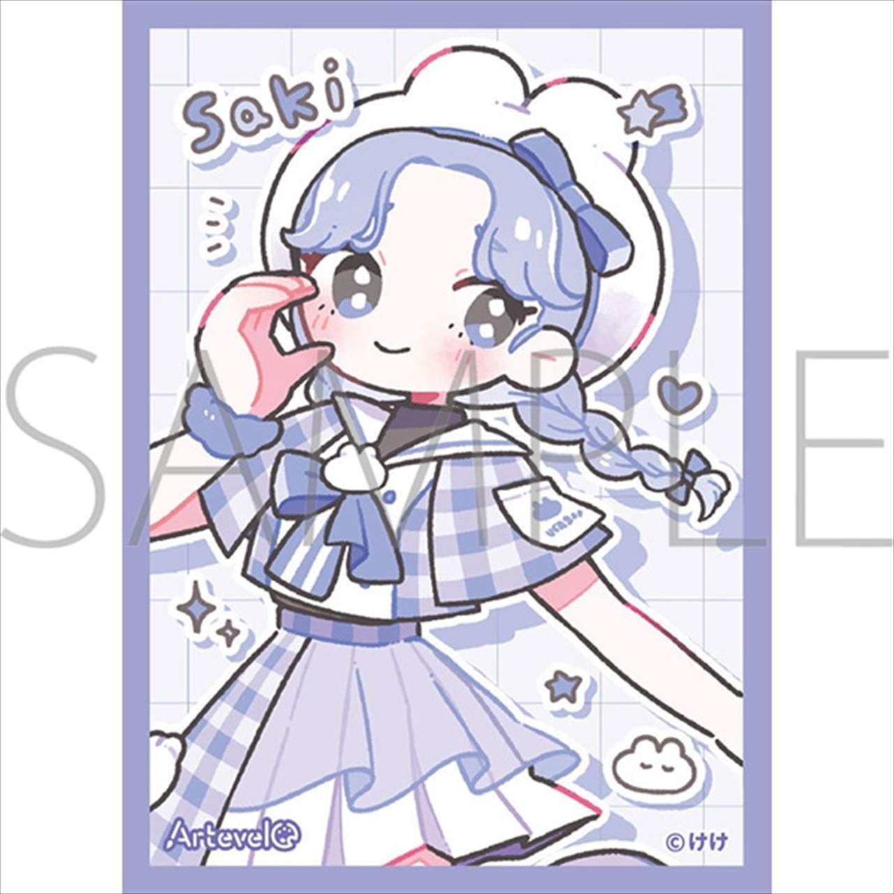 【ムービック】Arteveloカードスリーブ けけ 「うさcoちゃんズ さき」（art-029）