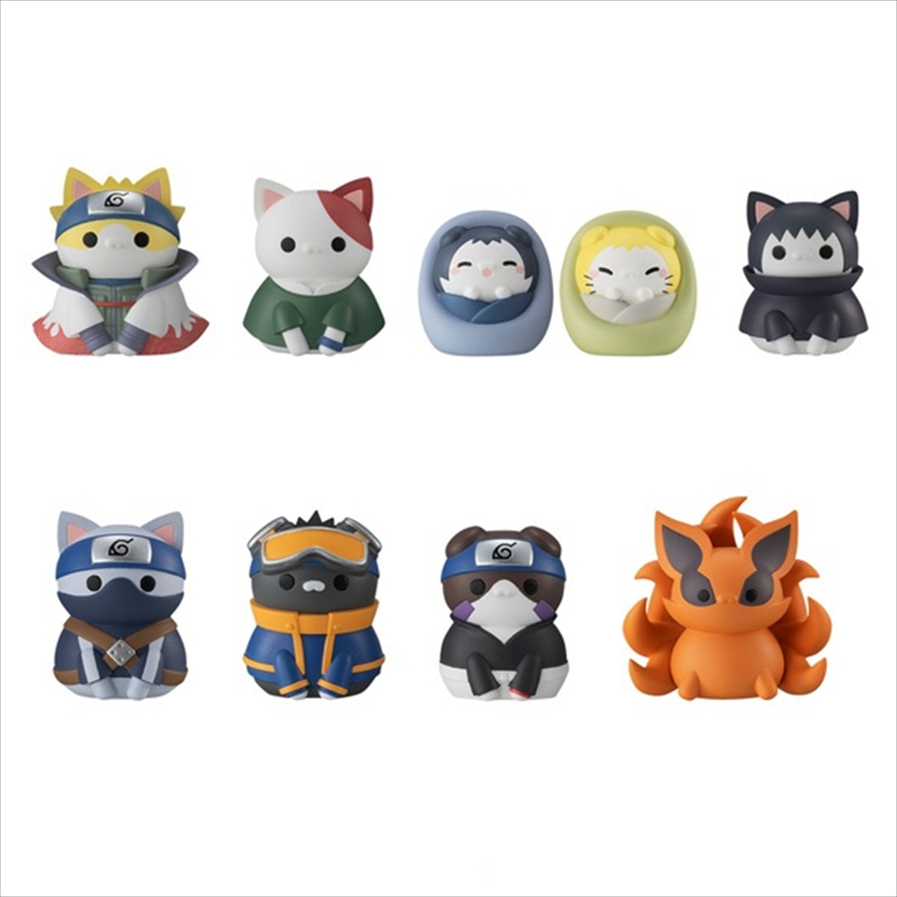 【メガハウス】MEGA CAT PROJECT NARUTO -ナルト- 疾風伝 ニャルト！少しむかしむかしの 木ノ葉隠れの里だってばよ！ 1BOX入数：8