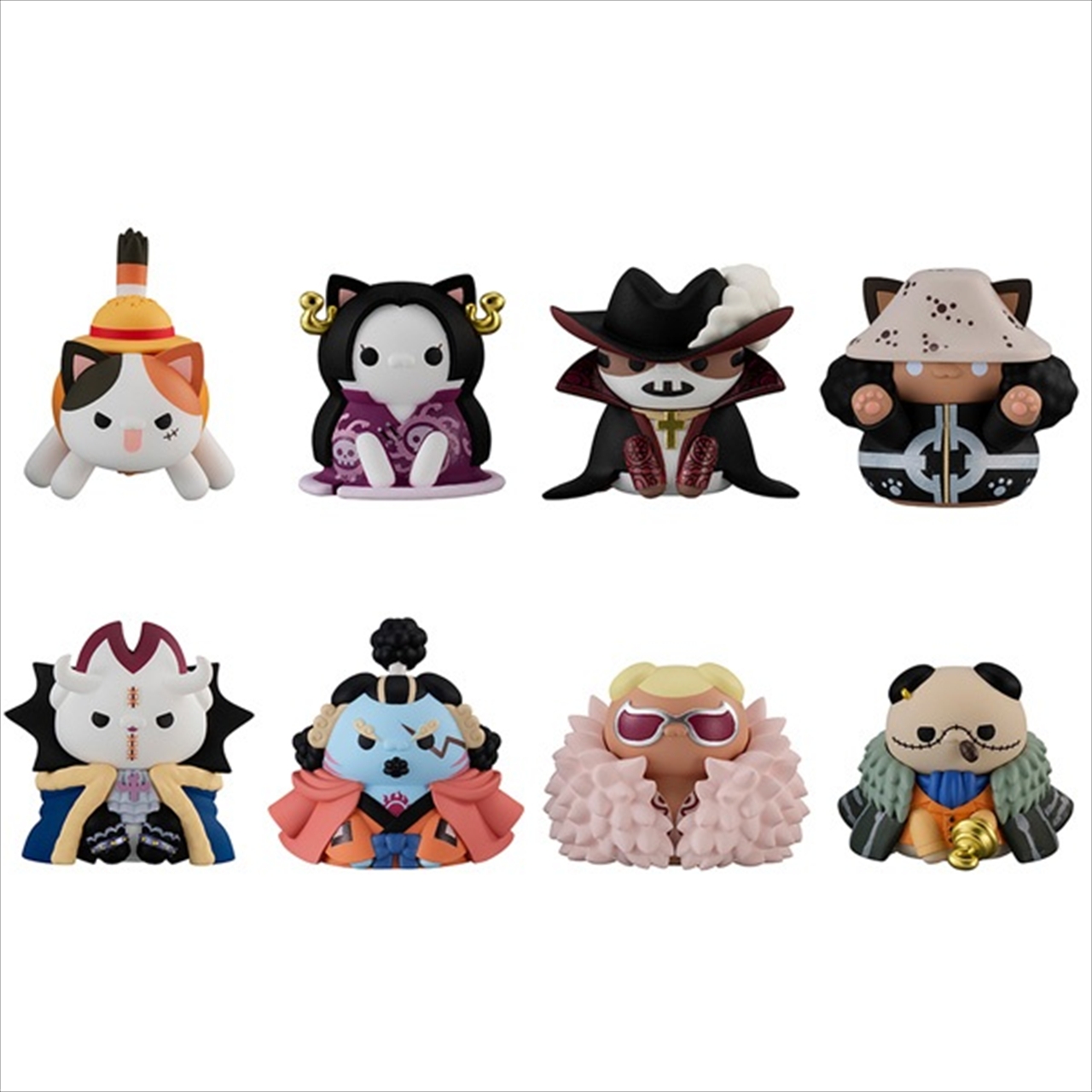【メガハウス】MEGA CAT PROJECT ワンピース ニャンピースニャーン！ ルフィと王下七武海 1BOX入数：8