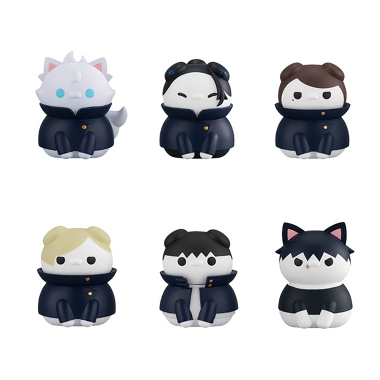 【メガハウス】MEGA CAT PROJECT 呪術廻戦 呪術ニャンコ 懐玉・玉折 1BOX入数：8