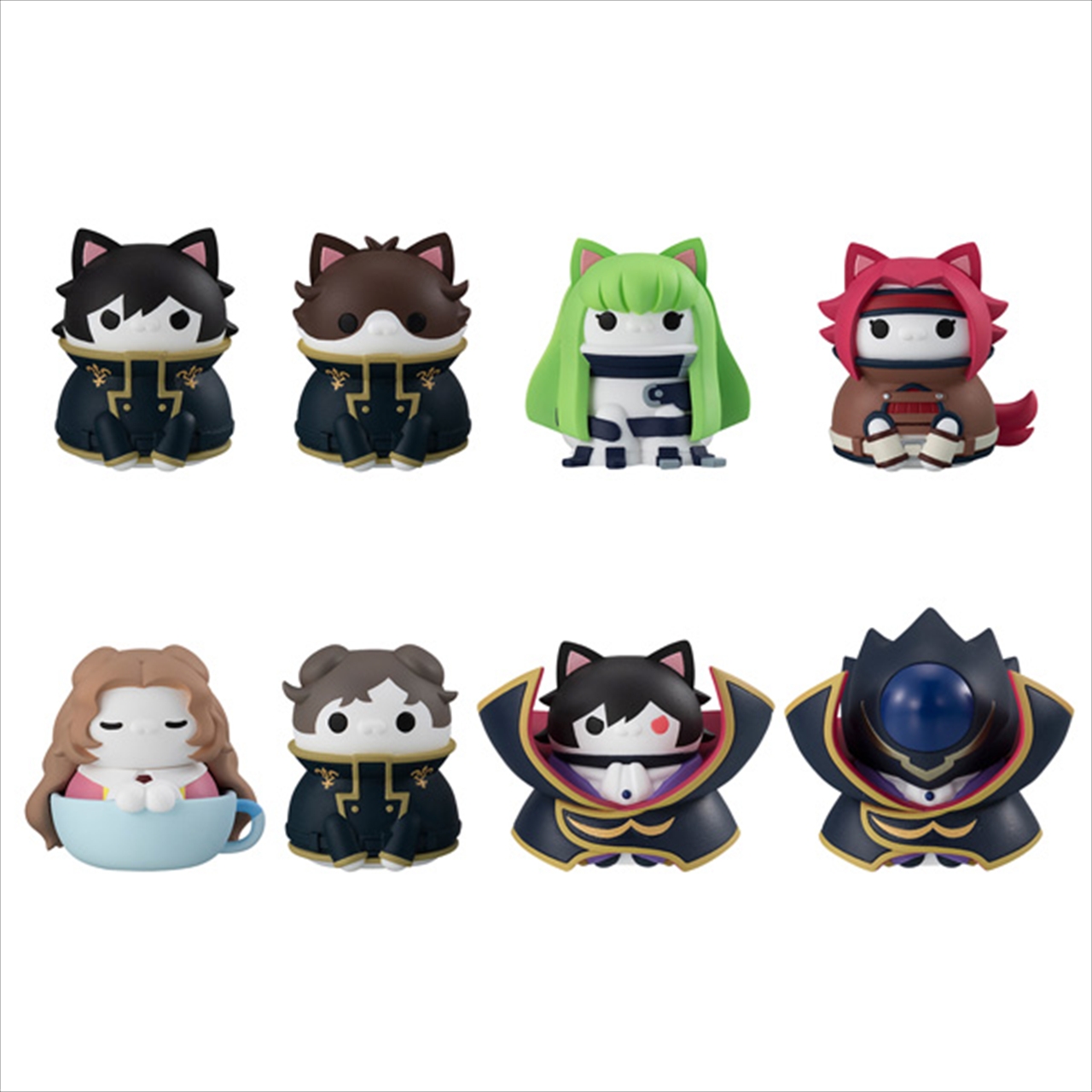 【メガハウス】MEGA CAT PROJECT コードギアス 反逆のルルーシュ コードギニャス 1BOX入数：8