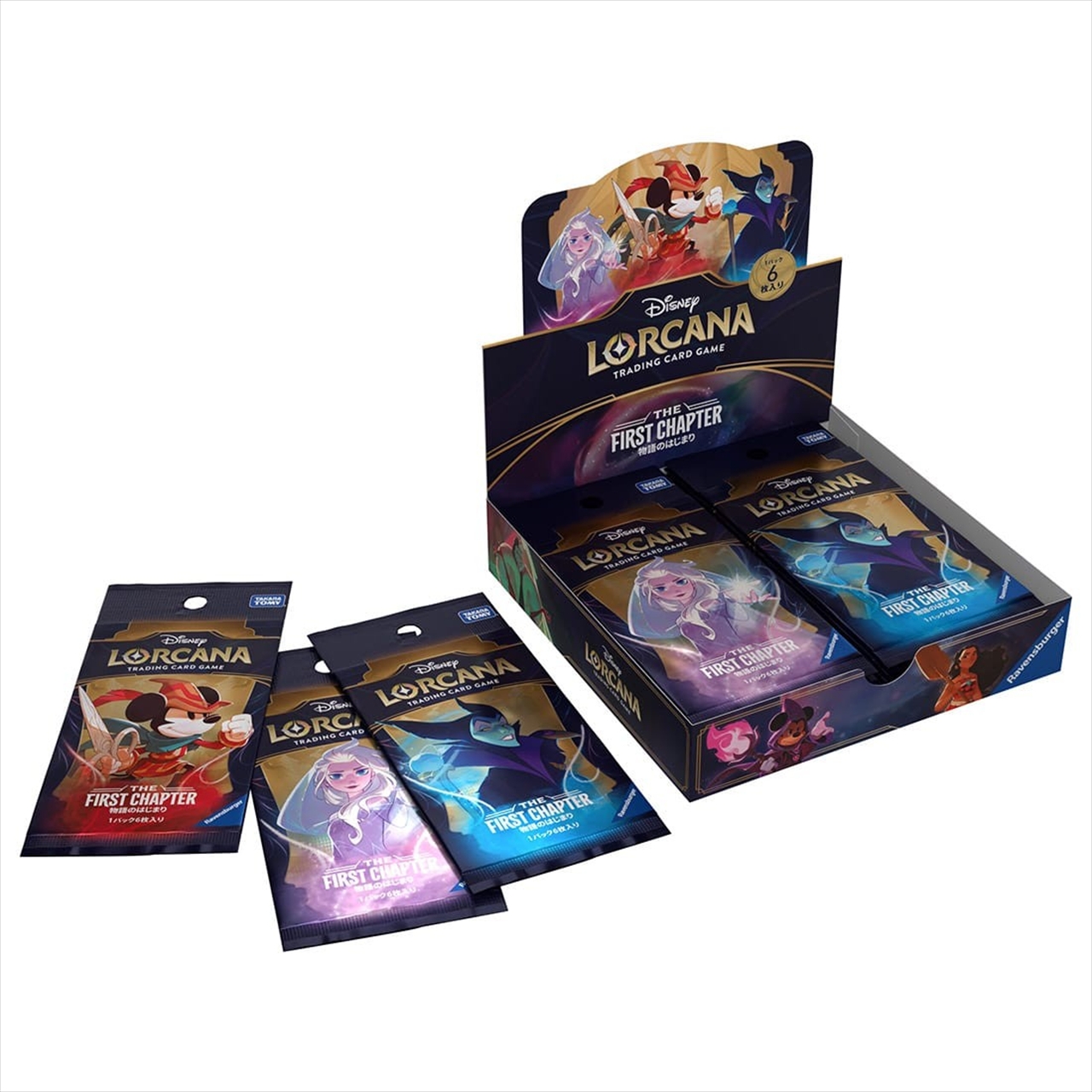 【タカラトミー】ディズニー・ロルカナ・TCG 日本語版ブースターパック THE FIRST CHAPTER 物語のはじまり 1BOX入数：16