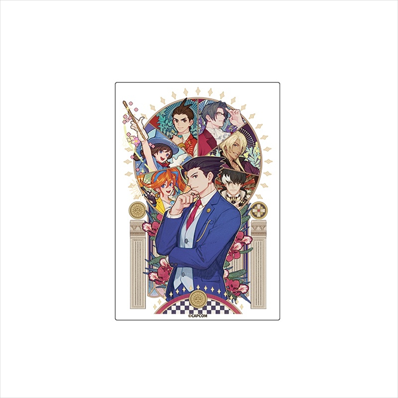 【KUMAGUZI】逆転裁判 ミュシャ風シリーズ アクリルパネル