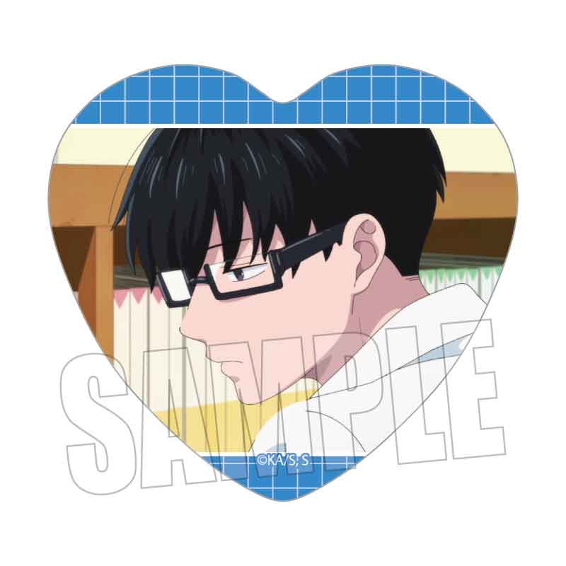 【ベルハウス】メモリーズハート缶バッジ TVアニメ『正反対な君と僕』/谷