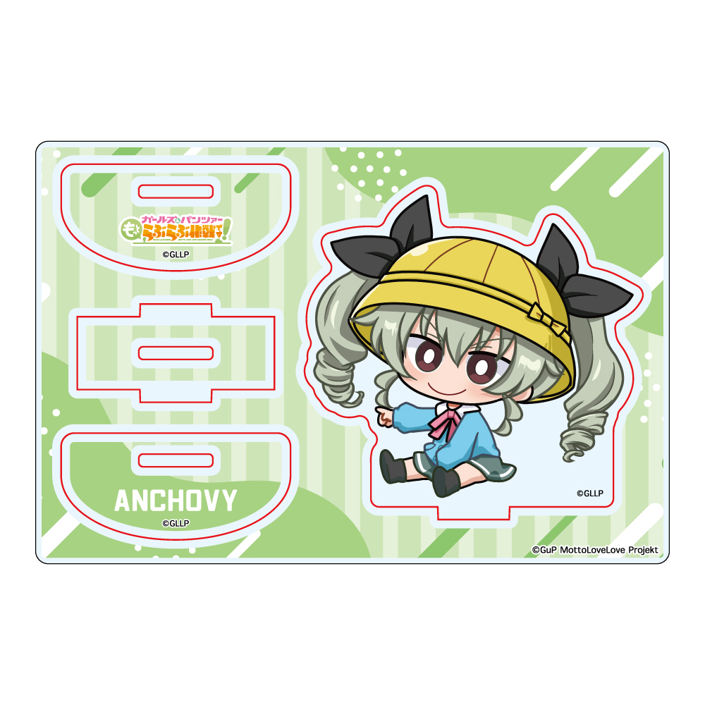 【みどびよ！】ガールズ＆パンツァー もっとらぶらぶ作戦です！ MD ゆらゆらアクリルスタンド アンチョビ