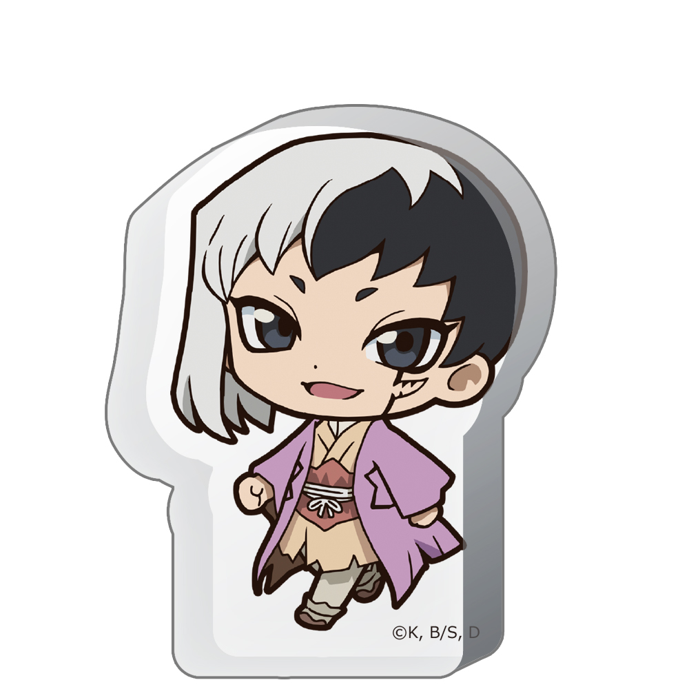 【アズメーカー】Dr.STONE ついてっく厚みアクリルスタンド あさぎりゲン