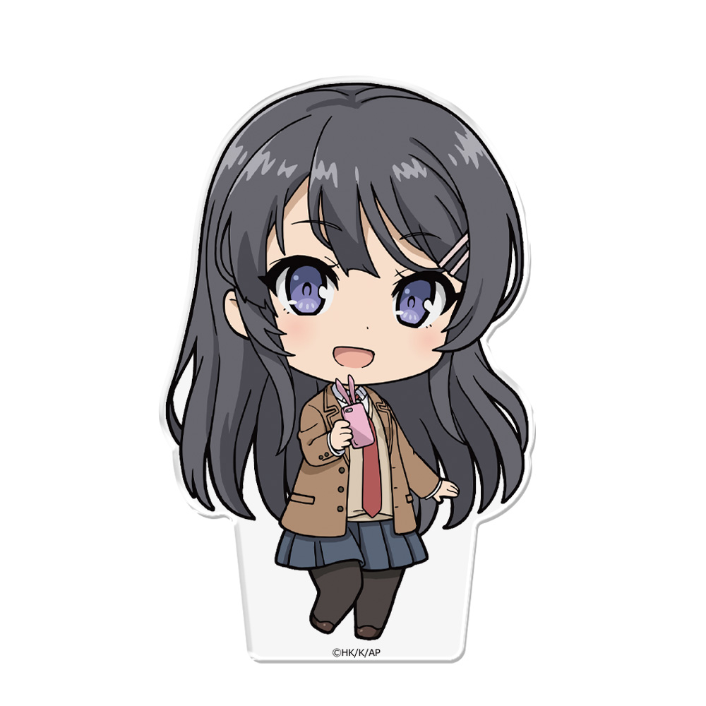 【アズメーカー】青春ブタ野郎シリーズ ぷにこれ！アクリルフィギュア（スタンド付） 桜島麻衣 制服ver.