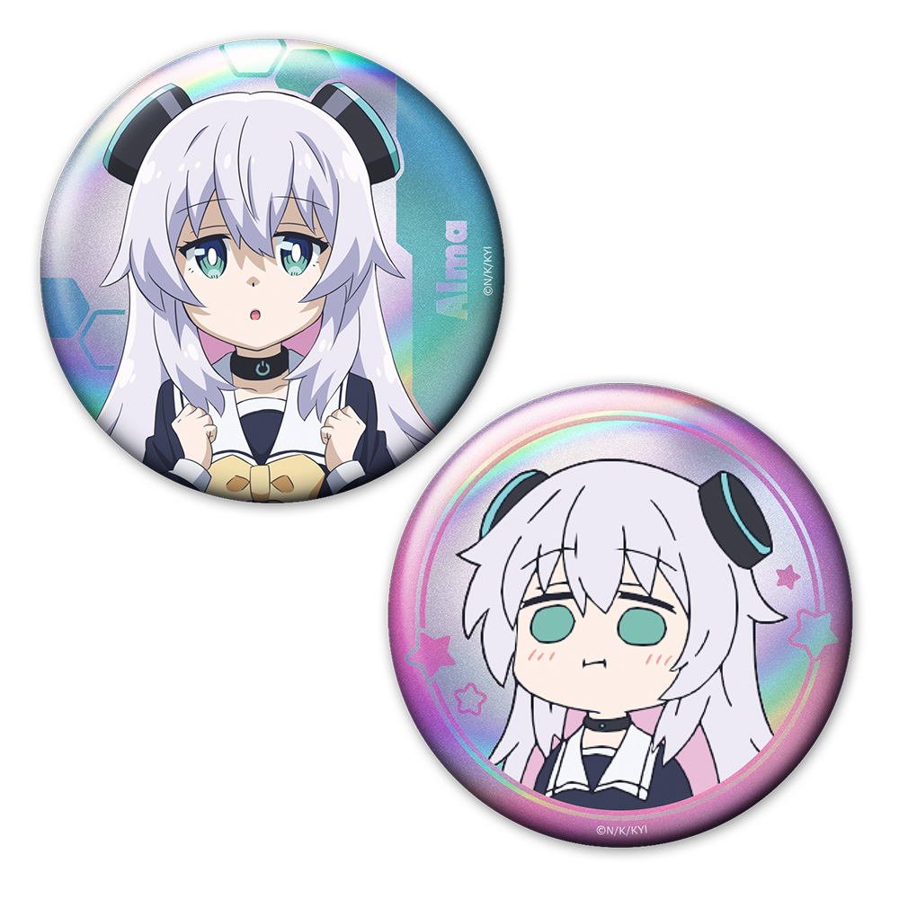 【アズメーカー】アルマちゃんは家族になりたい ホログラム缶バッジ2個セット アルマ