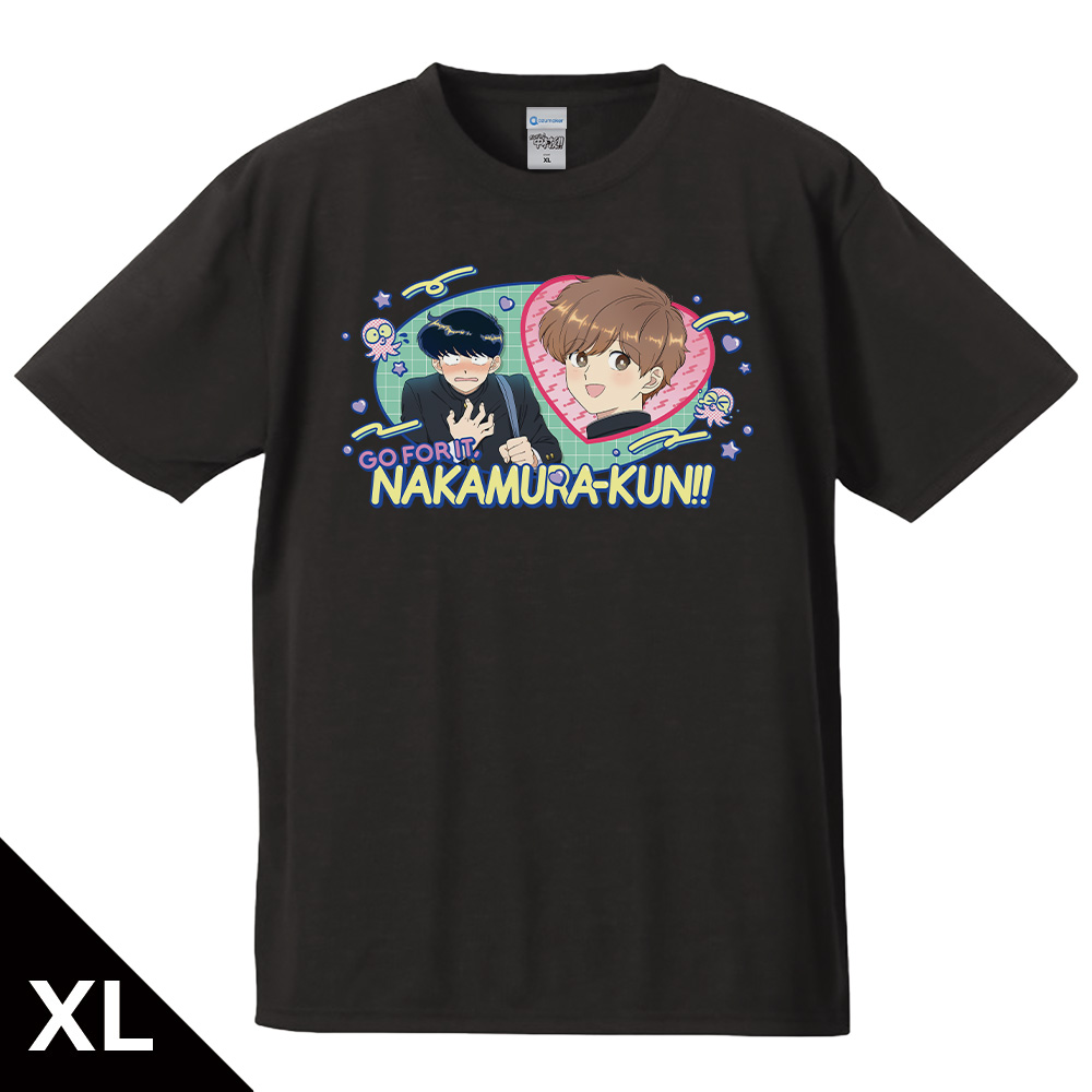 【アズメーカー】ガンバレ！中村くん！！ Tシャツ 中村男久斗＆広瀬愛貴 BLACKver. XLサイズ