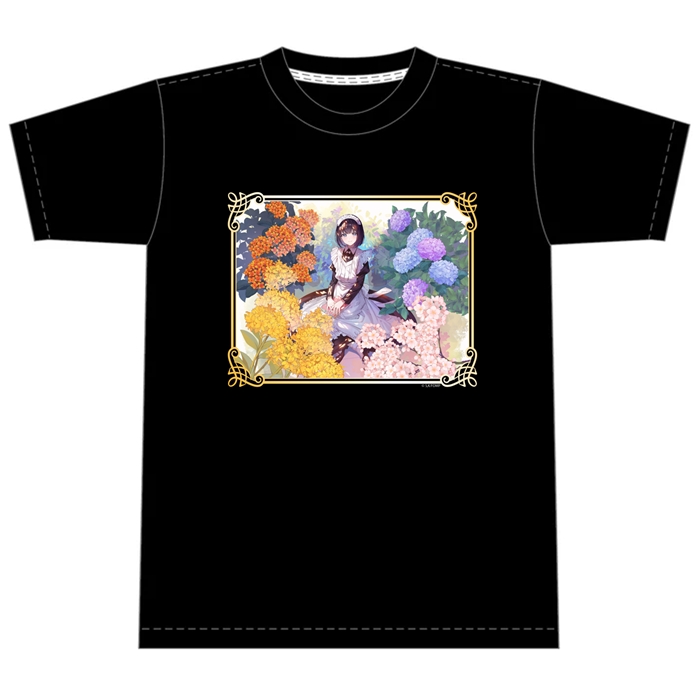 【EMTスクエアード】「メイドさんは食べるだけ」Tシャツ 黒