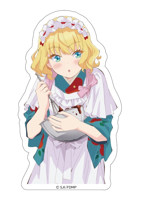 【EMTスクエアード】「メイドさんは食べるだけ」ダイカットステッカー リコッタ