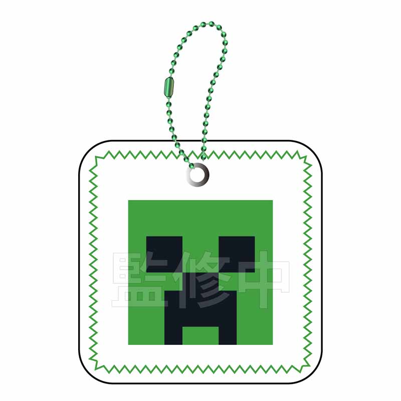 【ラムネラボ】マインクラフト むにぺちょ スクィーズキーホルダー クリーパー