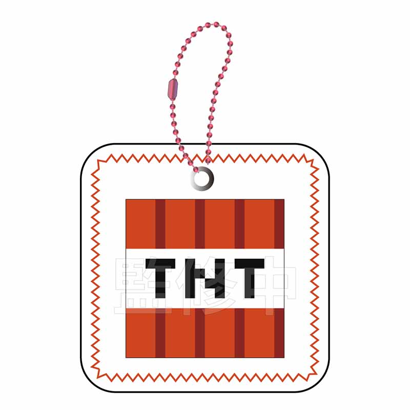 【ラムネラボ】マインクラフト むにぺちょ スクィーズキーホルダー TNT