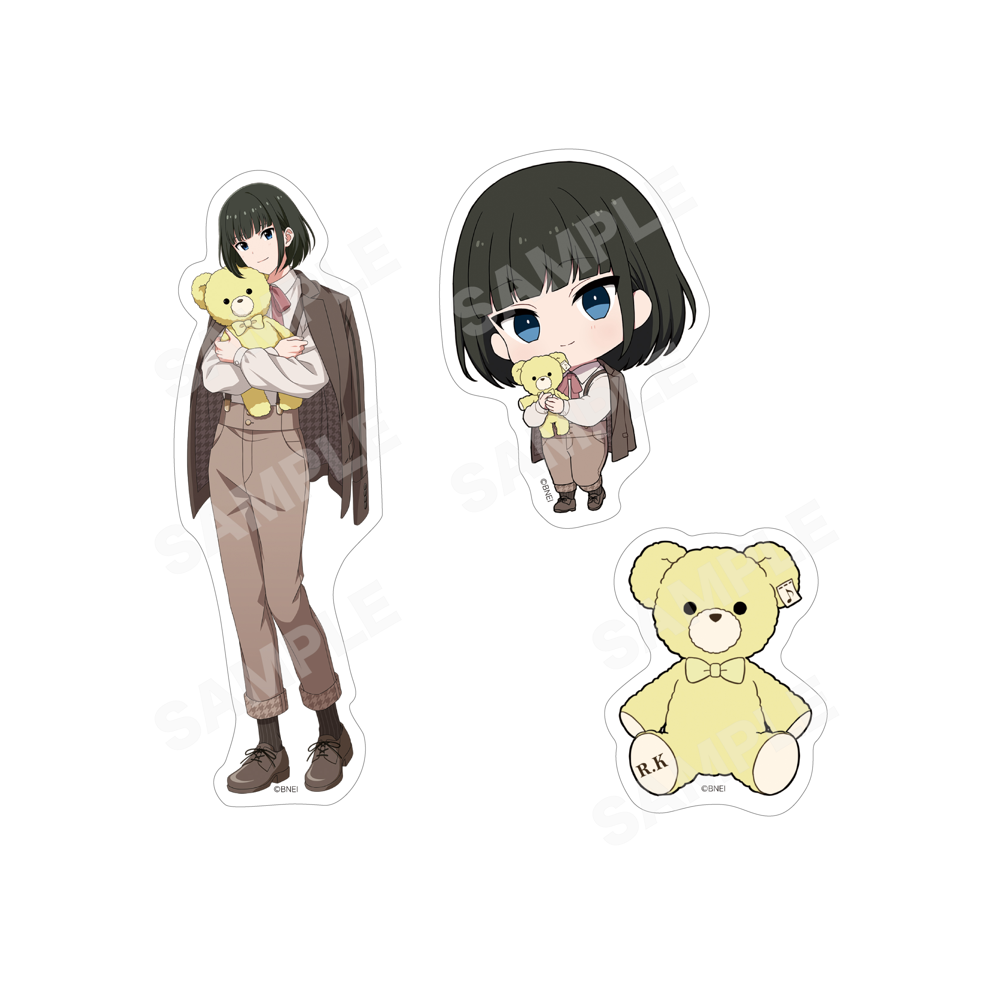 【CS.FRONT】アイドルマスター SideM Teddy＇s Collection ステッカー（3枚セット） /02 神楽麗