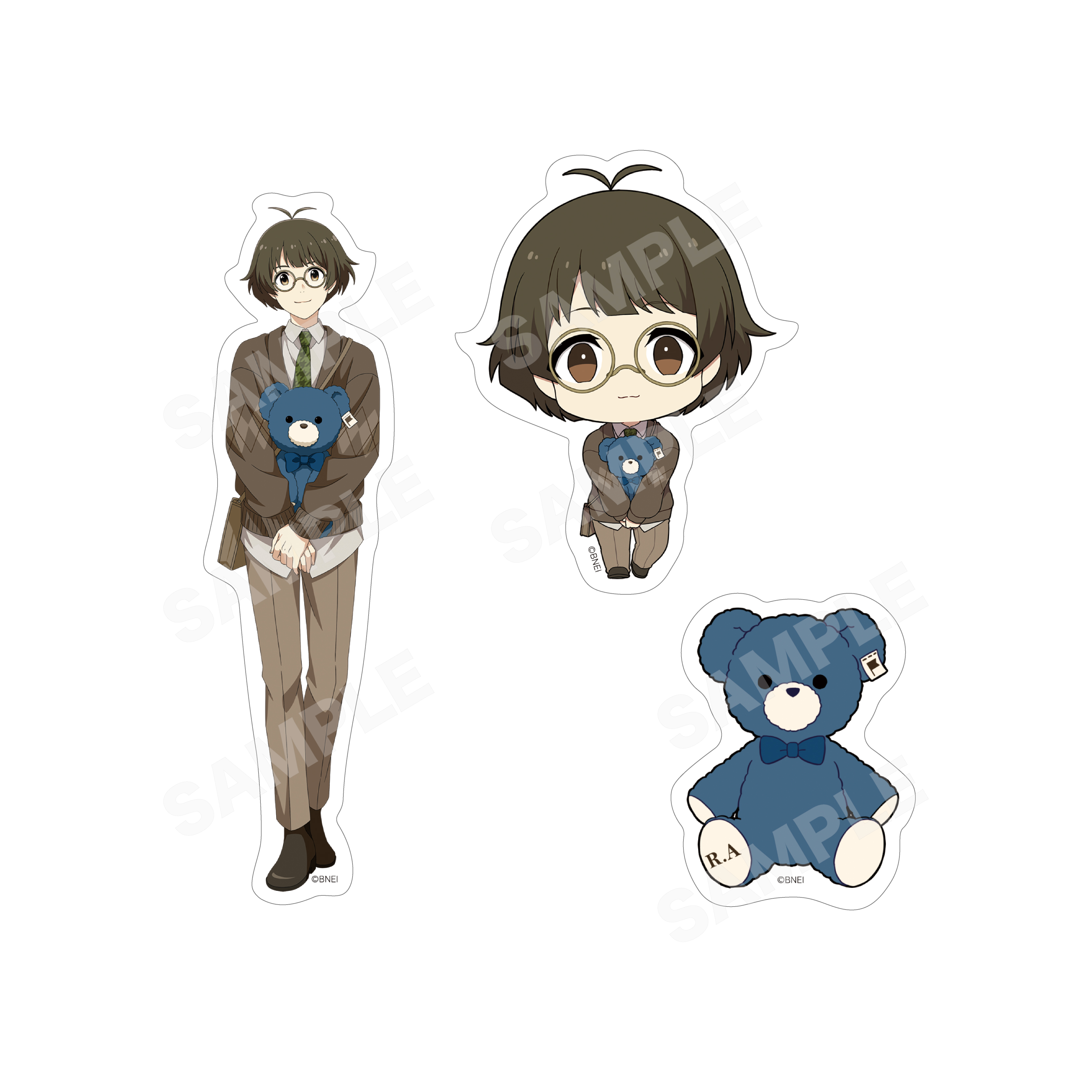 【CS.FRONT】アイドルマスター SideM Teddy＇s Collection ステッカー（3枚セット） /03 秋月涼