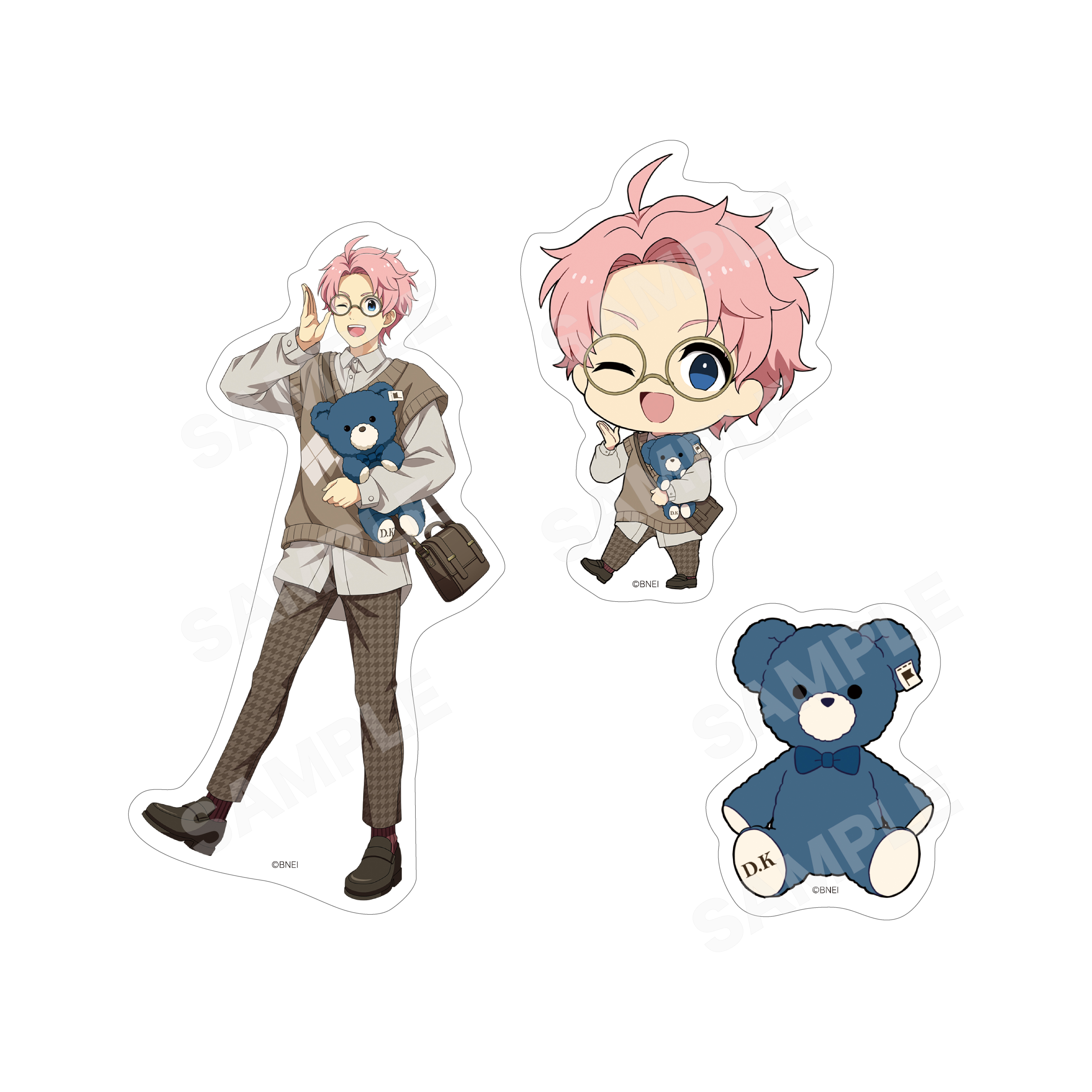 【CS.FRONT】アイドルマスター SideM Teddy＇s Collection ステッカー（3枚セット） /04 兜大吾